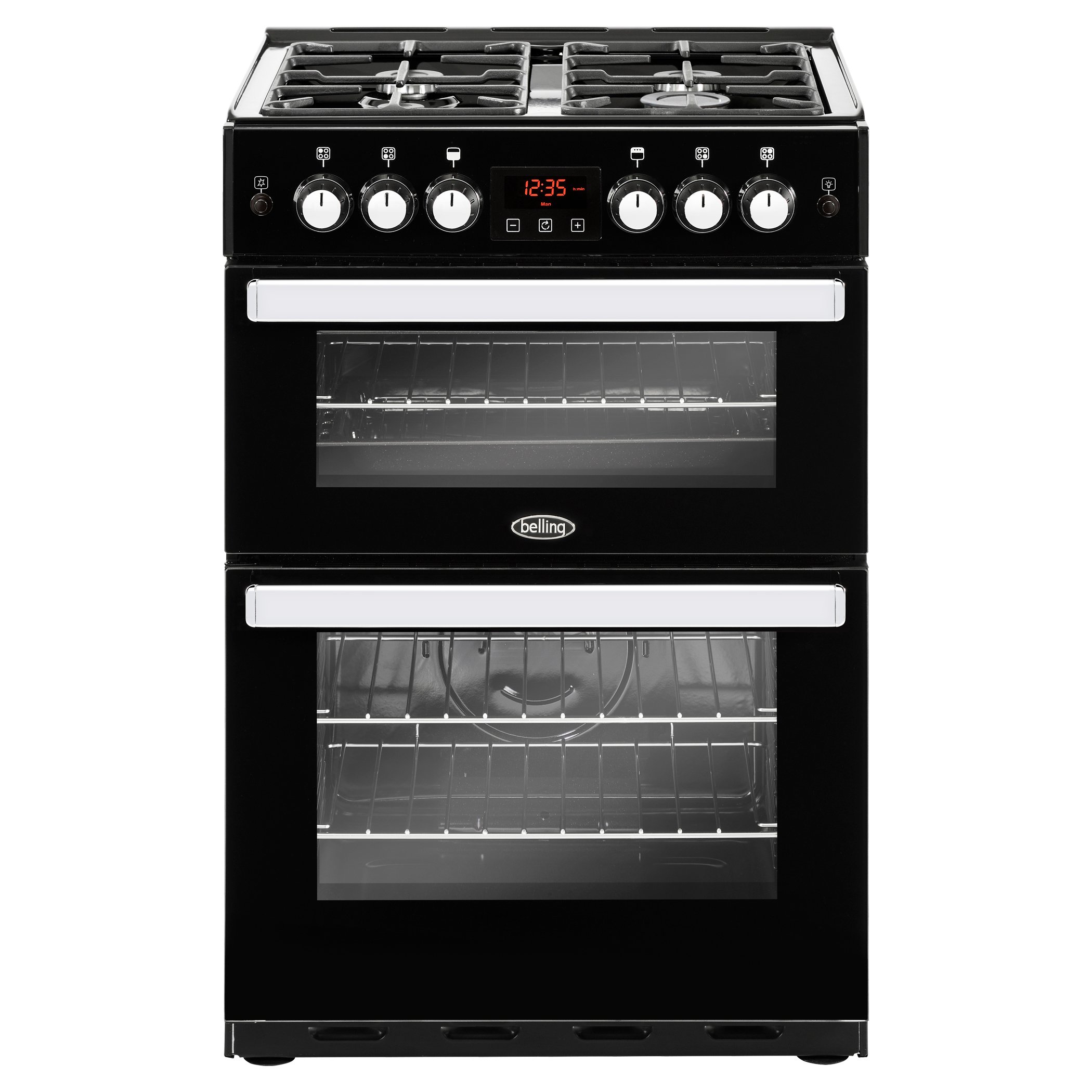 60cm Gas Range Cooker With A 4 Burner Gas Hob, Conventional Gas Oven & Electric Grill and Conventional Gas Main Oven