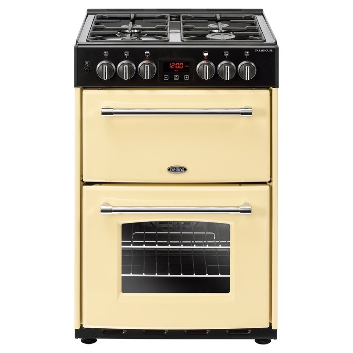 dual fuel cooker with eye level grill