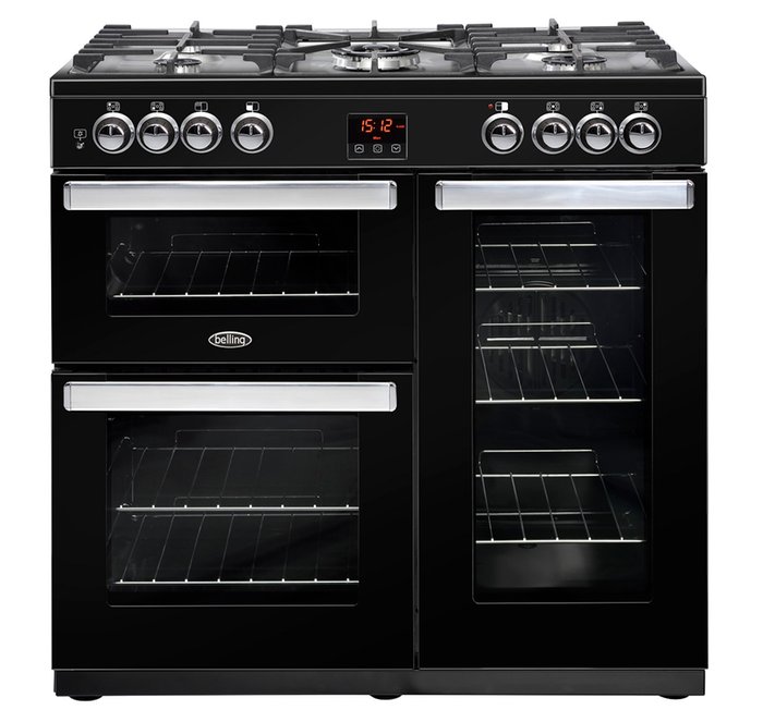 belling double oven range cooker